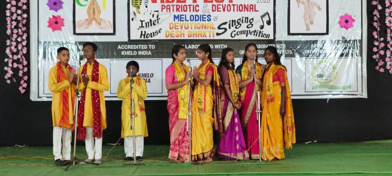 CELEBRATION OF BASANT PANCHAMI & INTER HOUSE SINGING COMPETITION